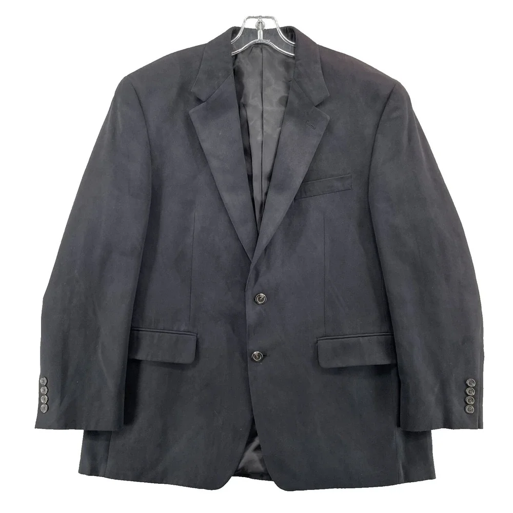 Chaps Ralph Lauren Blazer Men's 42R Black Sport Coat Jacket Corpcore Academia